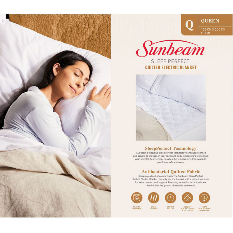 Breville Quilted Electric Blanket Queen at Violet Olson blog